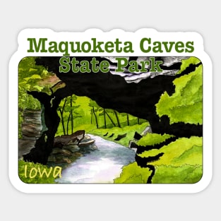 Maquoketa Caves State Park, Iowa Sticker